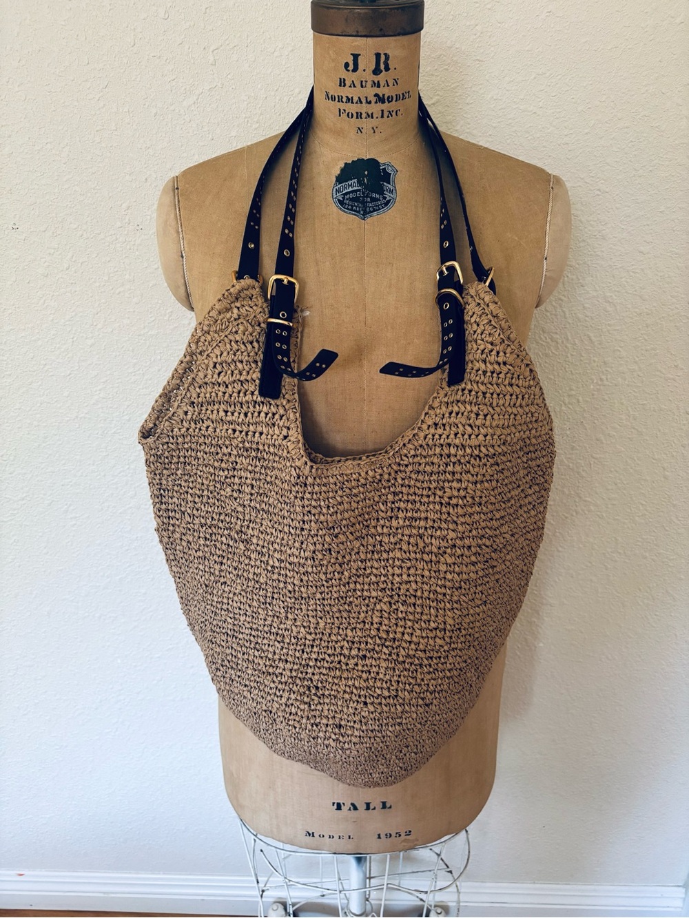 Madewell Slouch Straw bag